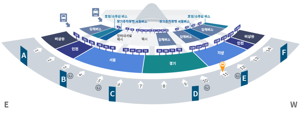 대전 인천공항 버스 시간